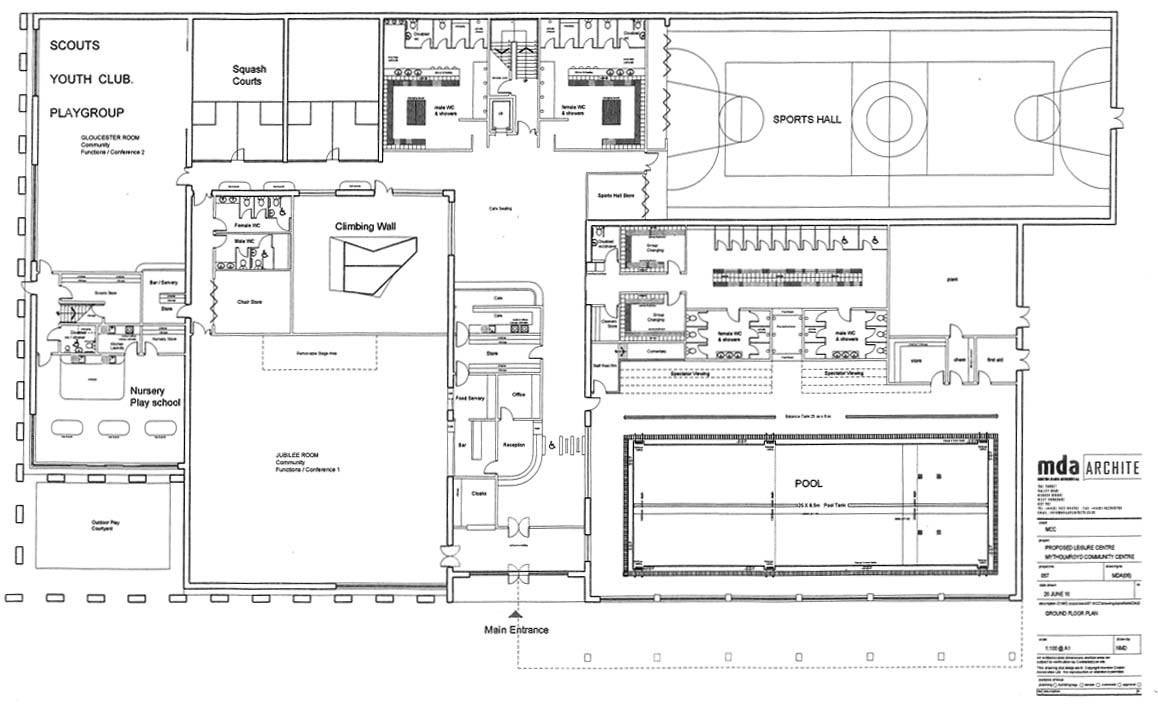 Bản vẽ bể bơi đạt chuẩn