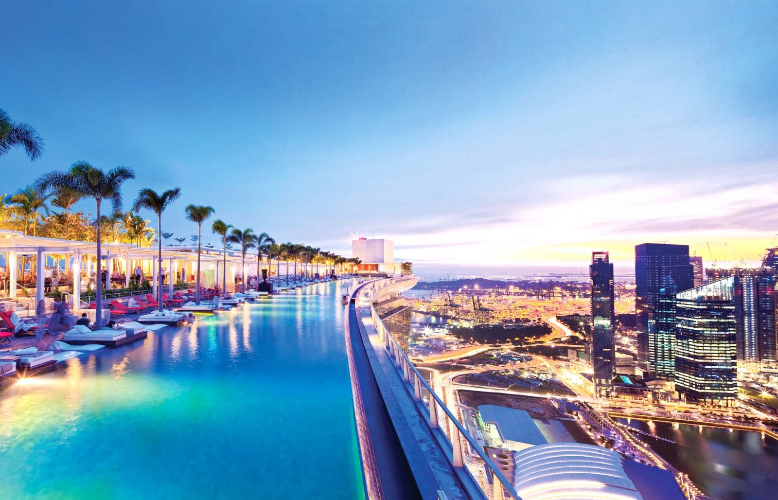 Bể bơi Marina Bay Sands Singapore